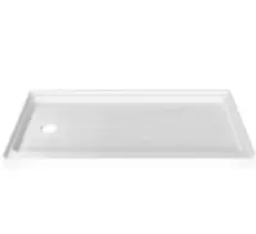 22.10.1.1L/R - Single Threshold End Drain Low Profile Shower Base 6032 
