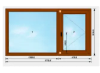 W7040 - FIXED + CASEMENT WINDOW